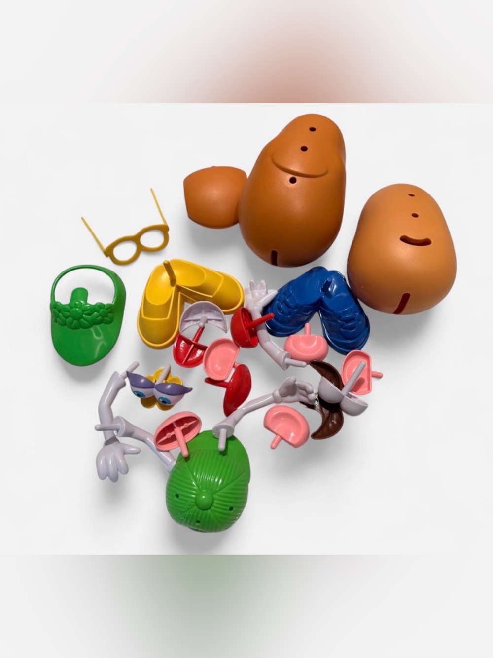 Classic Interchangeable Potato Head Playset - Brown & Multi-Color